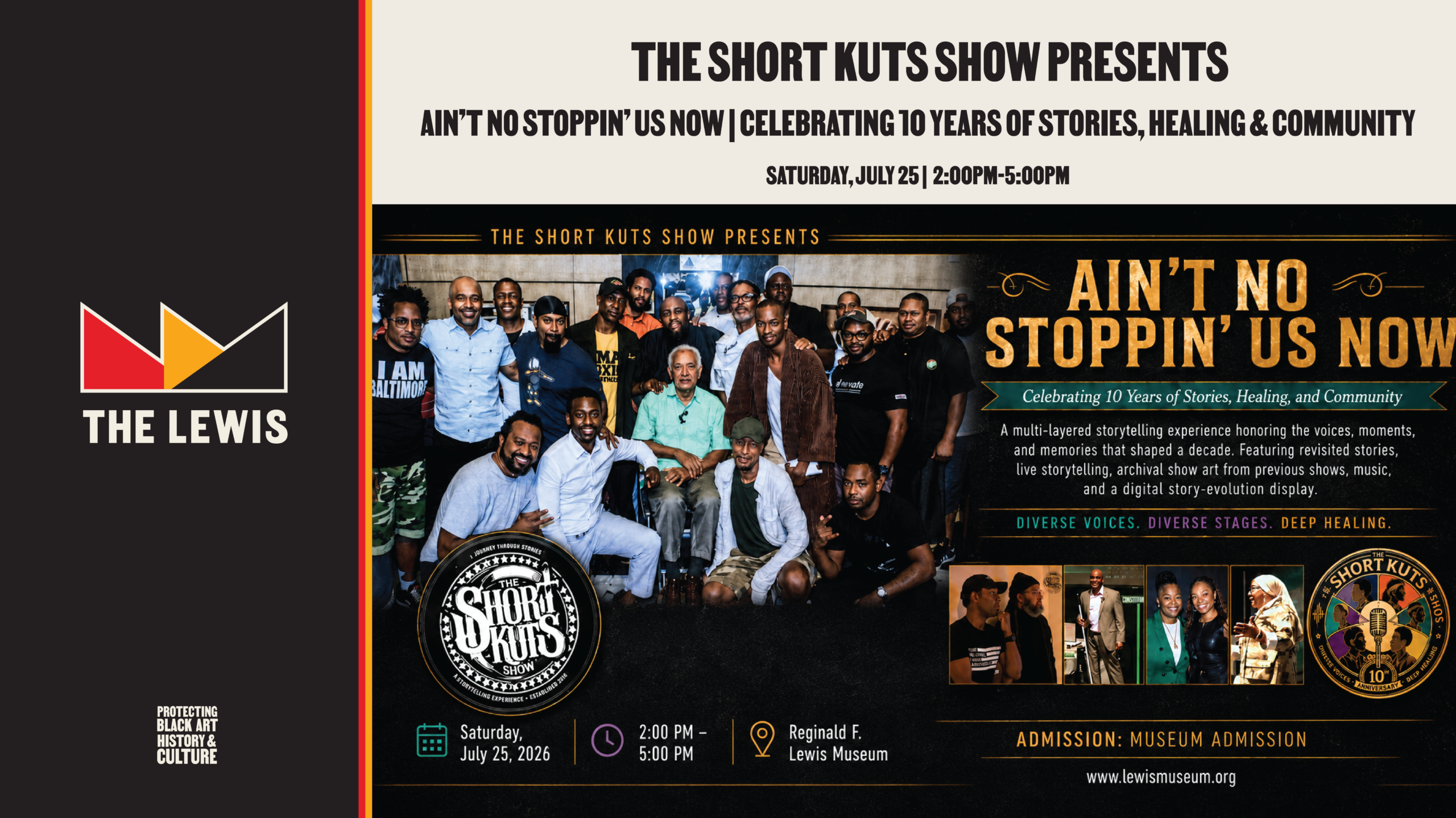 AIN’T NO STOPPIN’ US NOW: Celebrating 10 Years of Stories, Healing, and Community