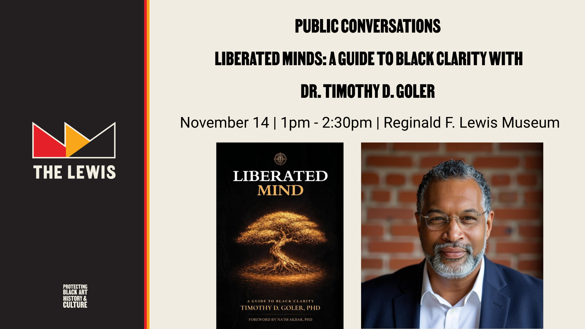 Public Conversations |  Liberated Mind: A Guide to Black Clarity with Dr. Timothy D. Goler